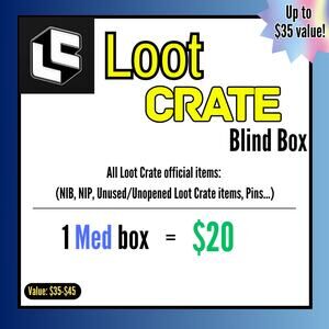 Loot Crate BLIND Box + FREE McD's Toy (NWT, NIP, Loot Crate Exclusives...)